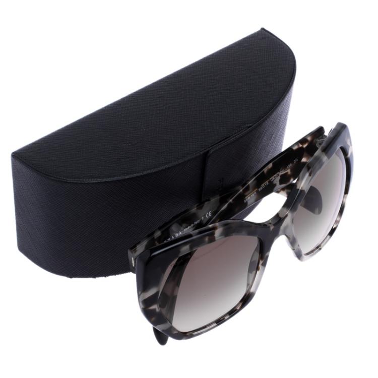 مملوكة مسبقًا Prada Brown Tortoise SPR16R Sunglasses