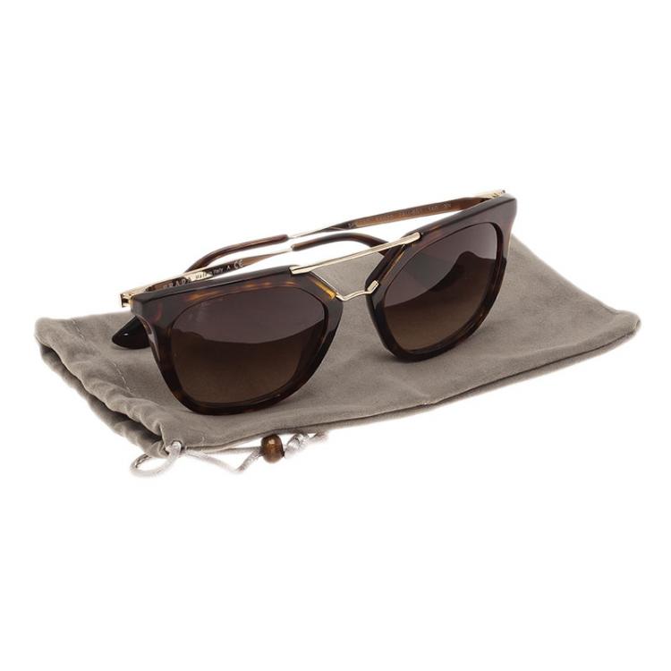 مملوكة مسبقًا Prada Tortoise Frame Cat Eye Sunglasses 