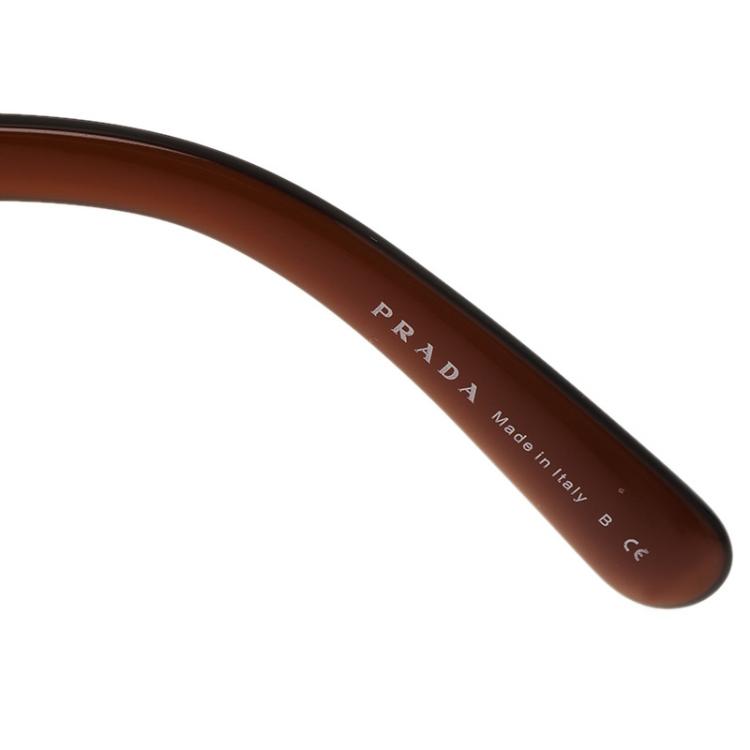 Pre Owned Prada Purple Baroque Rectangle Sunglasses