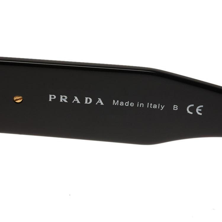 Pre Owned Prada Black Floral Embellished SPR25P Square Sunglasses