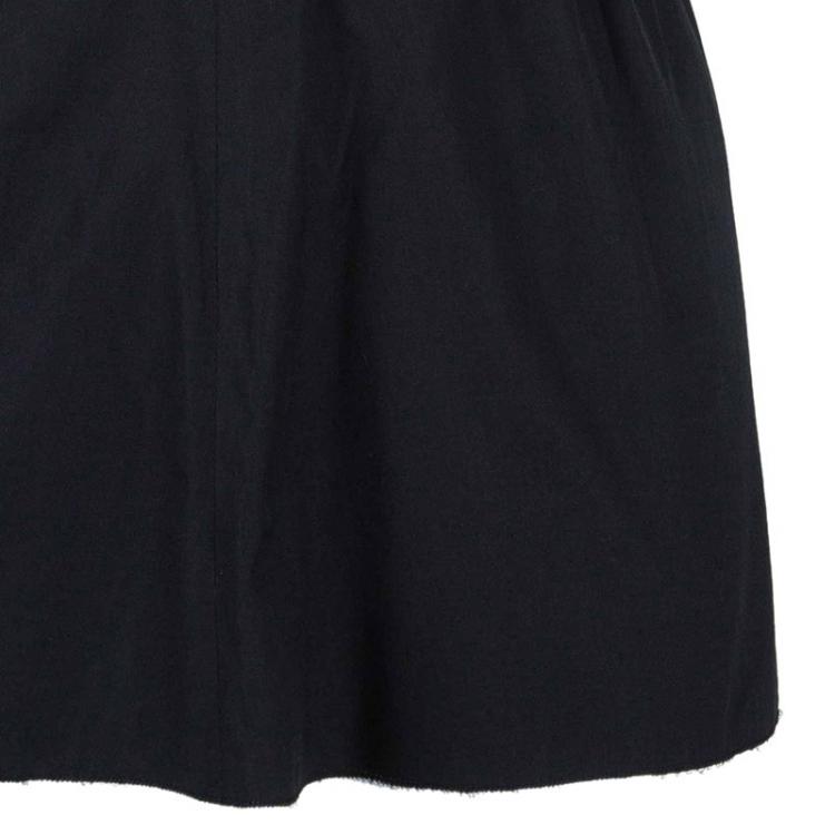 مملوكة مسبقًا Prada Black Sleeveless Bow Top S