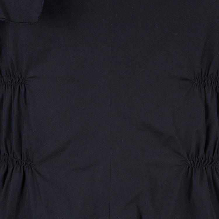مملوكة مسبقًا Prada Black Sleeveless Bow Top S