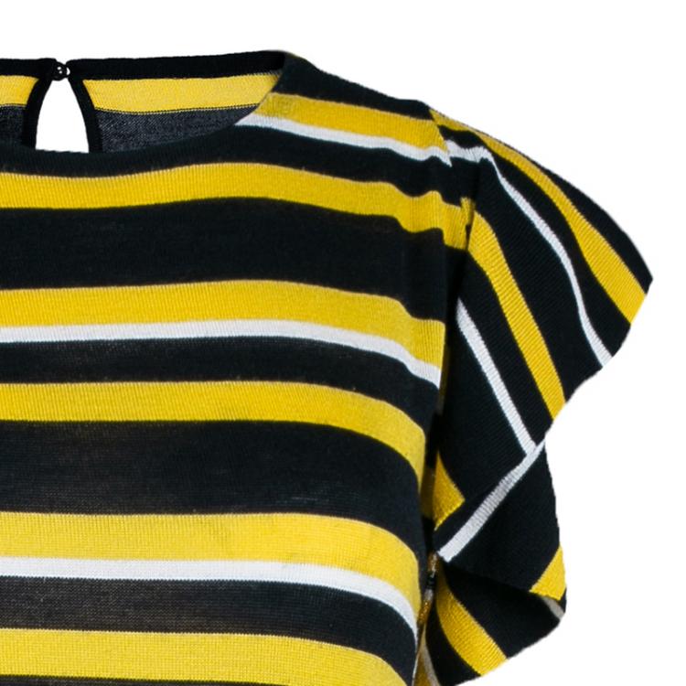 Pre Owned Prada Striped Knit Top M