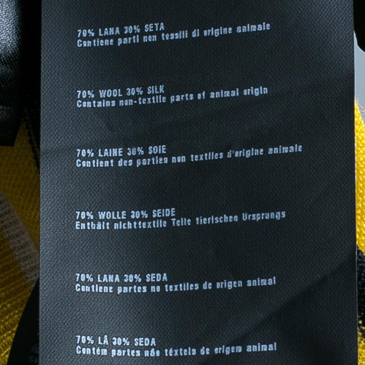 Pre Owned Prada Striped Knit Top M