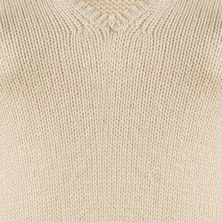 Pre Owned Prada Brown V-Neck Sweater S