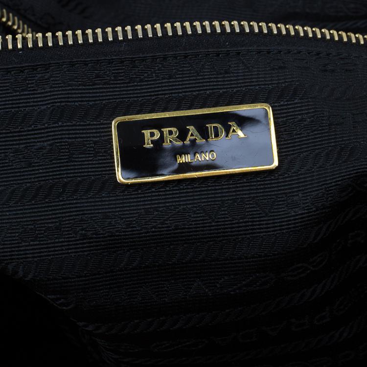 prada black tote