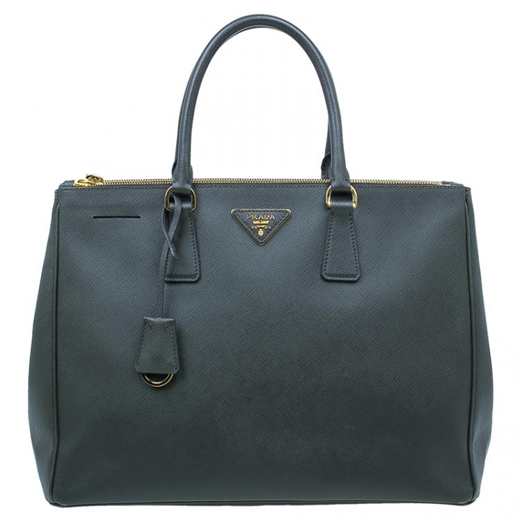 Prada Militare Saffiano Lux Leather Medium Double Zip Tote Bag Prada ...