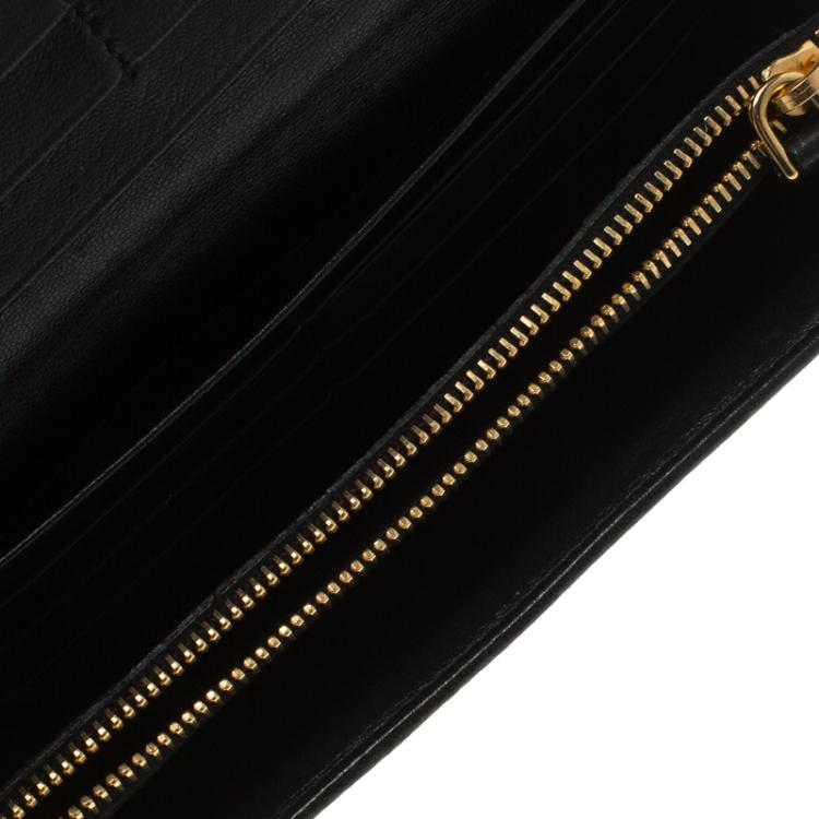 Prada - Saffiano Leather Wallet on Chain Nero