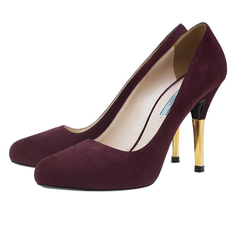 prada almond toe pump