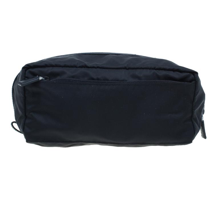 Pre Owned Prada Black Nylon Toiletry Case