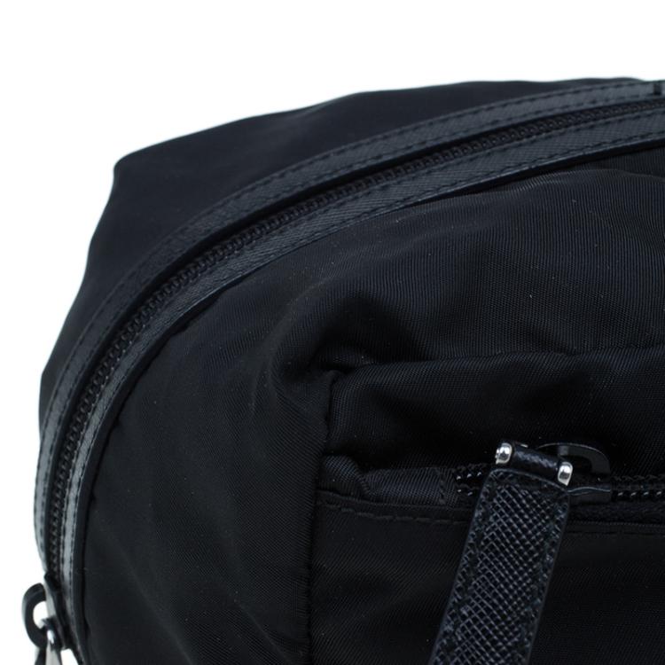 Pre Owned Prada Black Nylon Toiletry Case