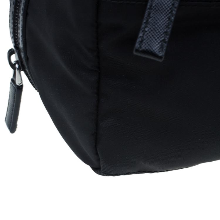 Pre Owned Prada Black Nylon Toiletry Case