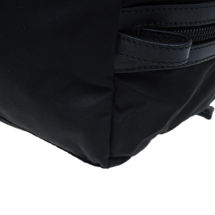 Pre Owned Prada Black Nylon Toiletry Case