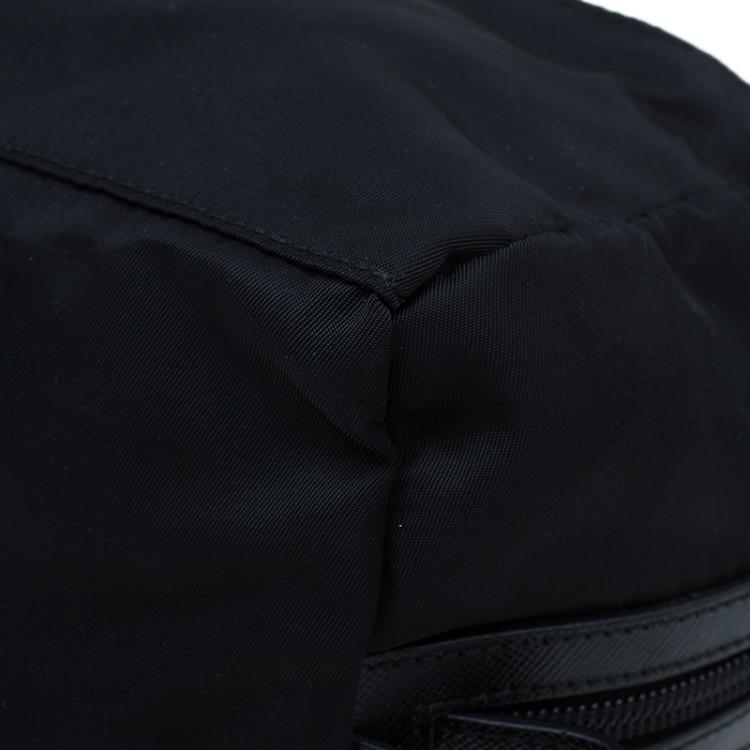 Pre Owned Prada Black Nylon Toiletry Case