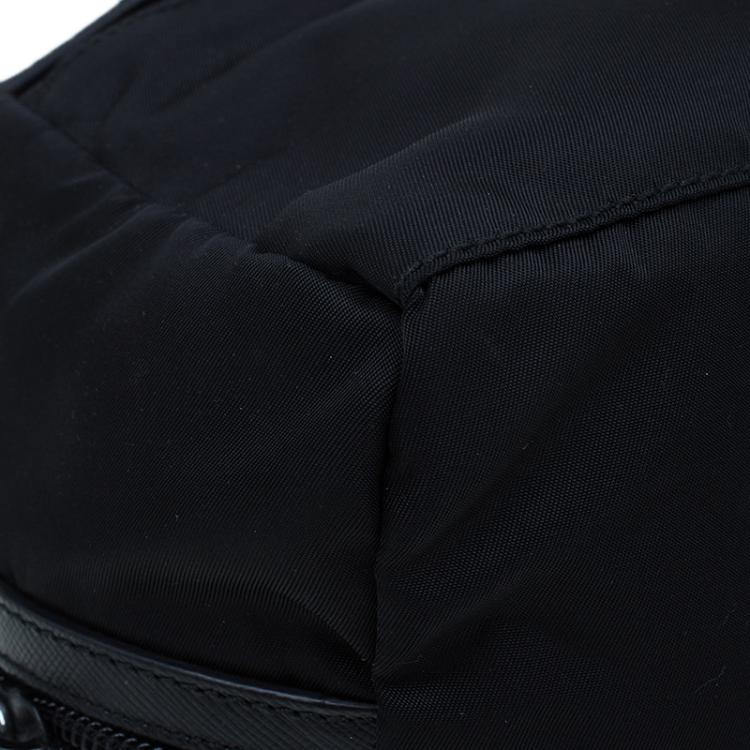 Pre Owned Prada Black Nylon Toiletry Case