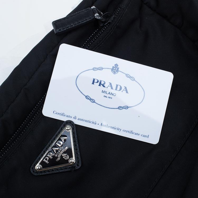 Pre Owned Prada Black Nylon Toiletry Case