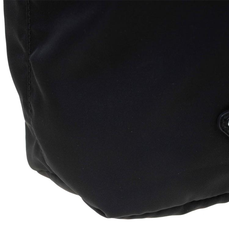 Pre Owned Prada Black Vela Cosmetic Drawstring Bag