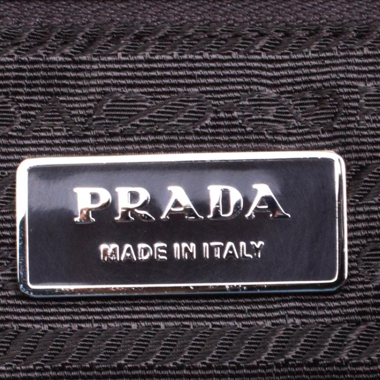 Pre Owned Prada Fatigue Green Nylon Drawstring Backpack