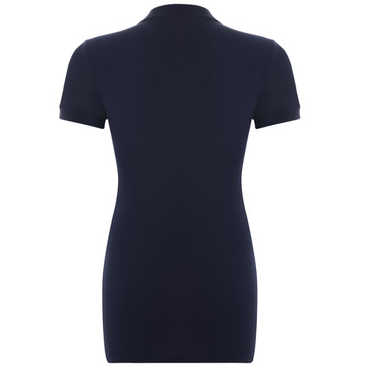 مملوكة مسبقًا Polo Ralph Lauren Navy Blue/Red Logo Polo Shirt L