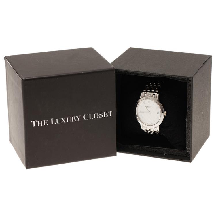 مملوكة مسبقًا Raymond Weil Silver Stainless Steel Tradition Women's Wristwatch 34MM
