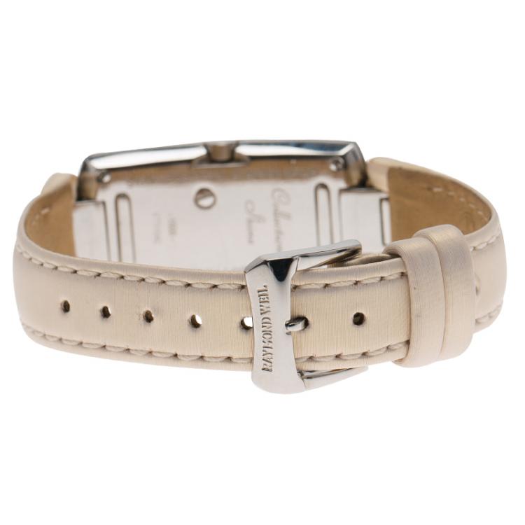 Pre Owned Raymond Weil Silver Stainless Steel Diamond Shine Women's Wristwatch 20MM
