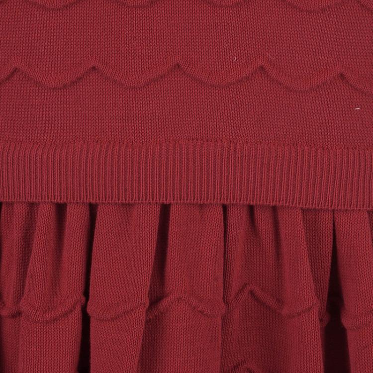 Pre Owned RED Valentino Red Drop Waist Knit Dress S