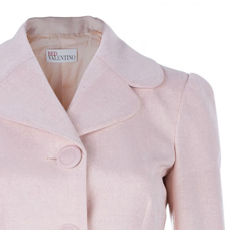 Pre Owned RED Valentino Light Pink Short Jacket S
