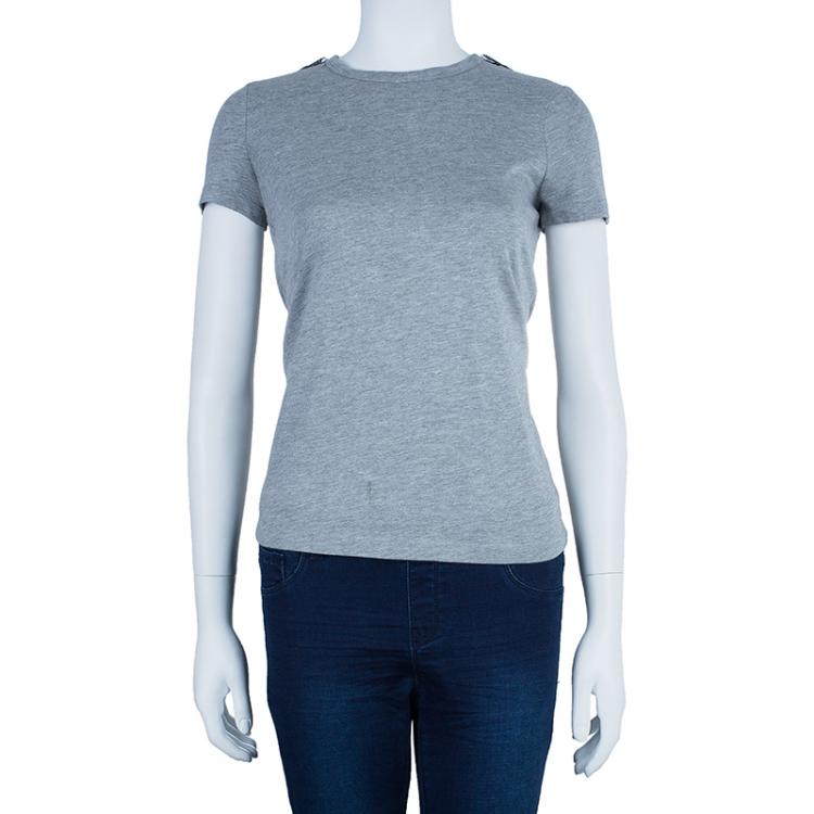 Pre Owned RED Valentino Grey Bow Top XS