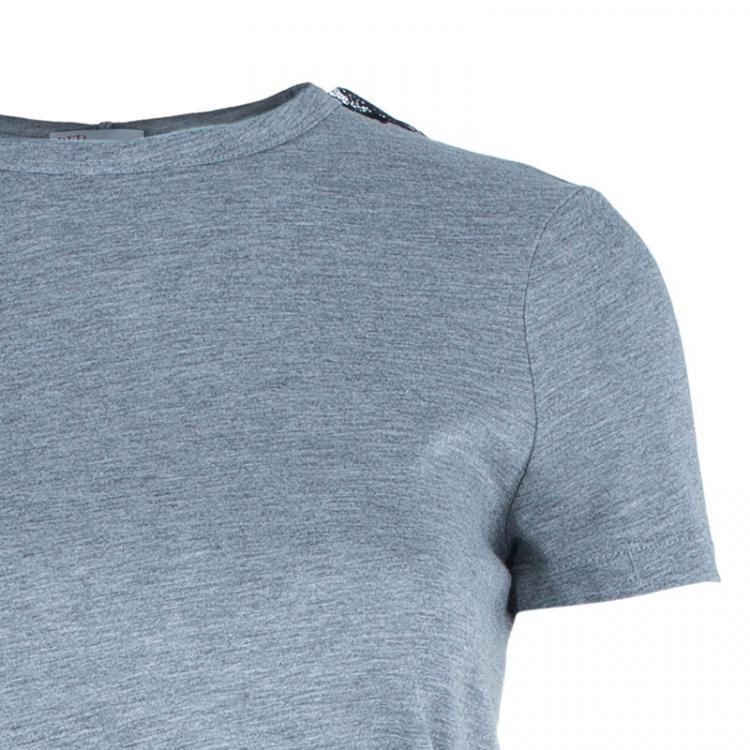 Pre Owned RED Valentino Grey Bow Top XS