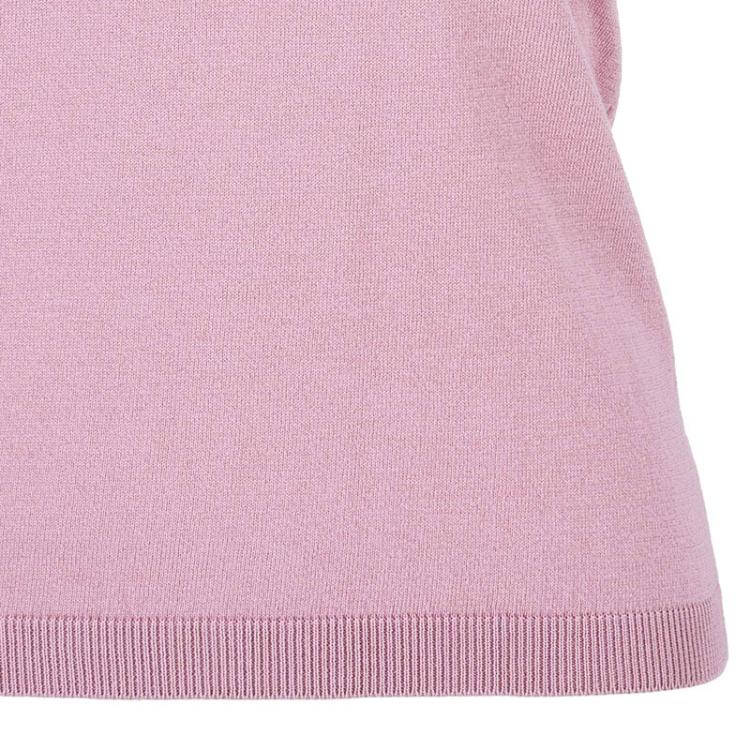 Pre Owned RED Valentino Pink Knit Top And Cardigan Set M