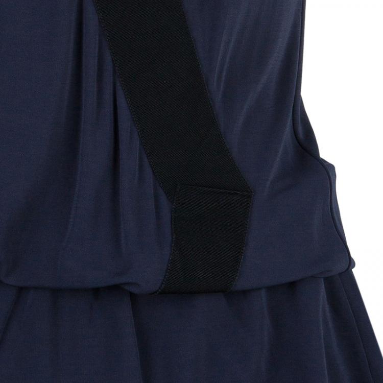 Pre Owned Red Valentino Blue Bow Detail Tunic Top S