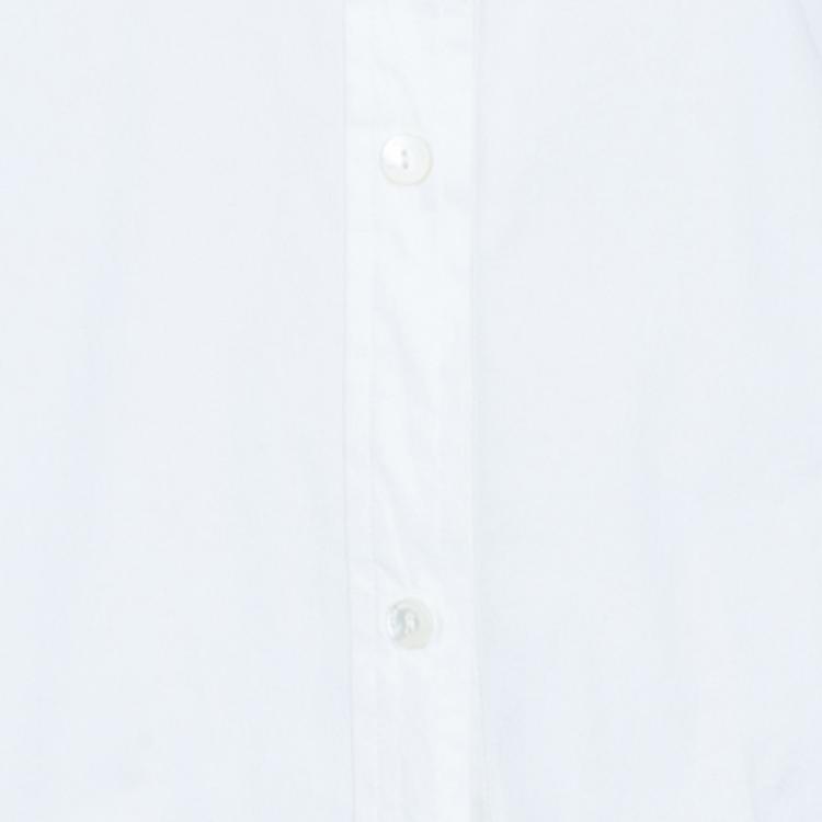 Pre Owned Red Valentino White Ruffle Detail Top L