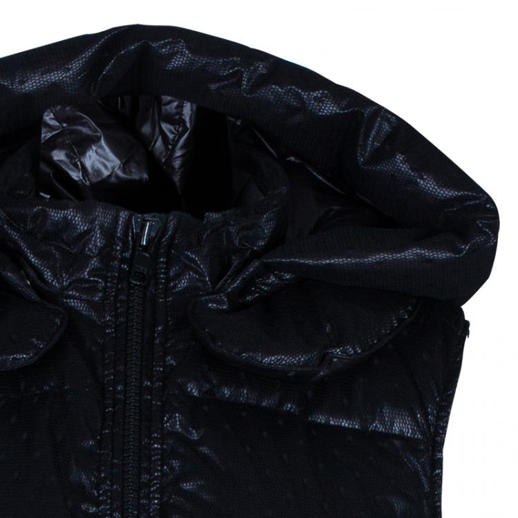 Pre Owned Red Valentino Black Sleeveless Puffer Jacket M