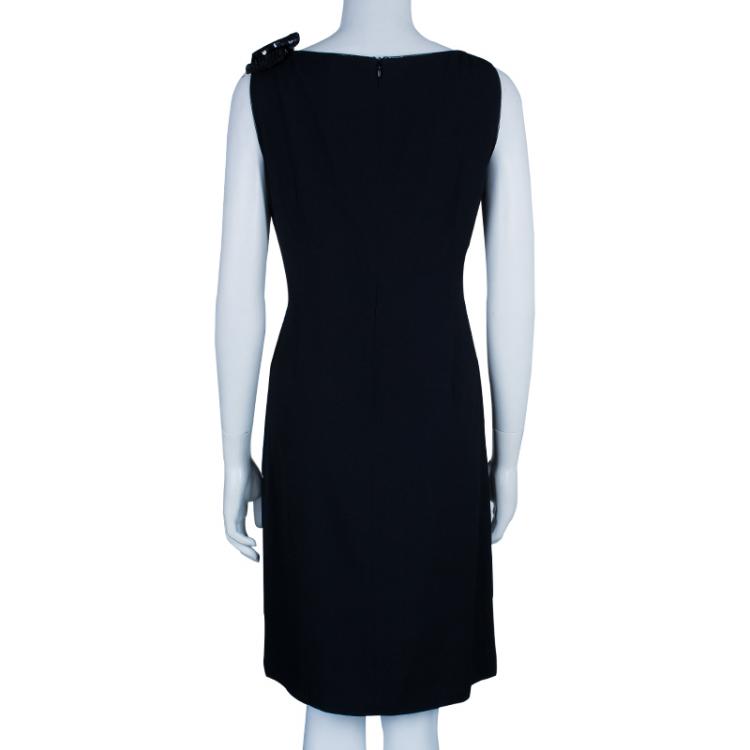 Pre Owned RED Valentino Black Bow Dress M