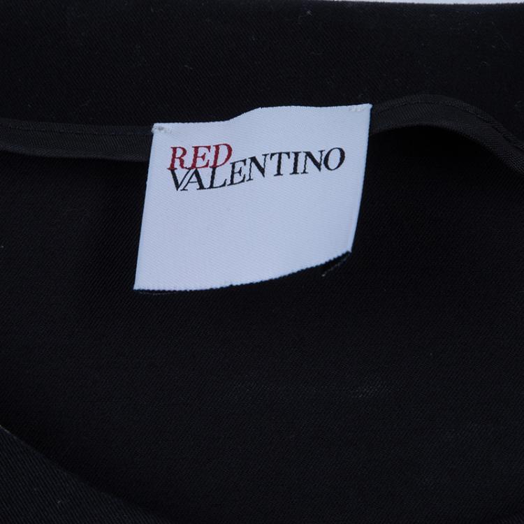 Pre Owned RED Valentino Black Layered Jacket M
