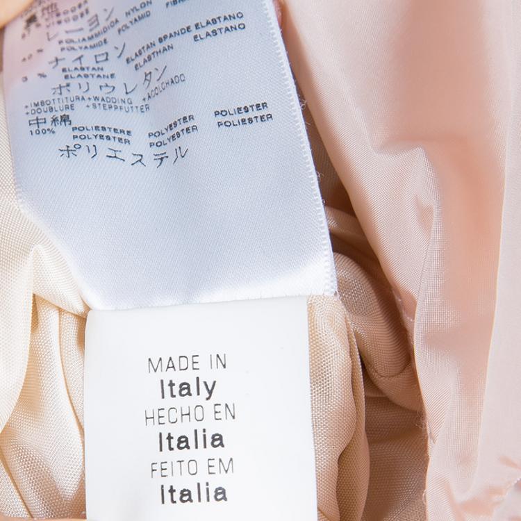 Pre Owned RED Valentino Blush Pink Rosette Nylon Jacket M