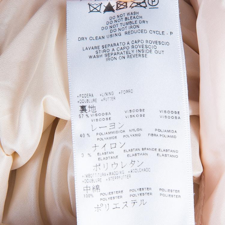 Pre Owned RED Valentino Blush Pink Rosette Nylon Jacket M