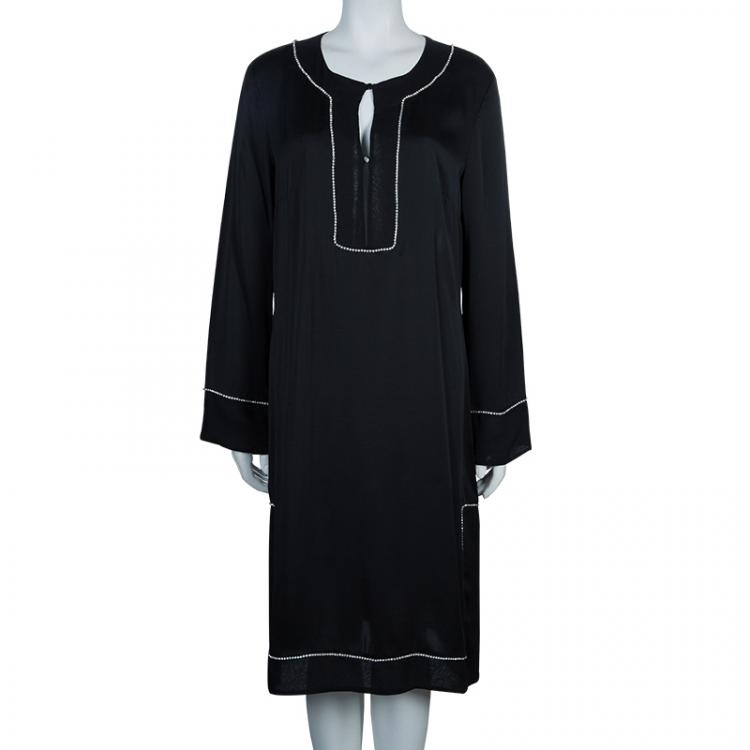 Pre Owned RED Valentino Black Tunic Dress L 