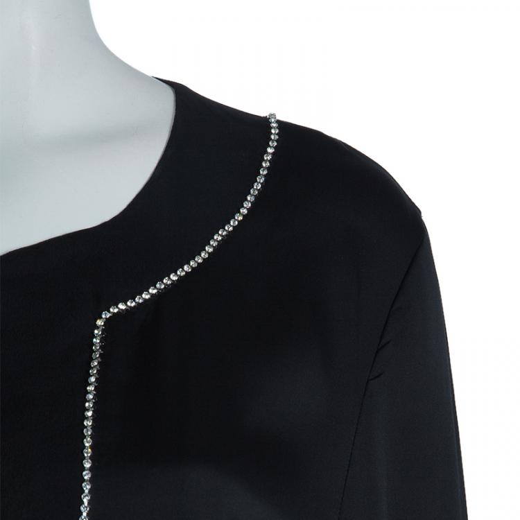 Pre Owned RED Valentino Black Tunic Dress L 