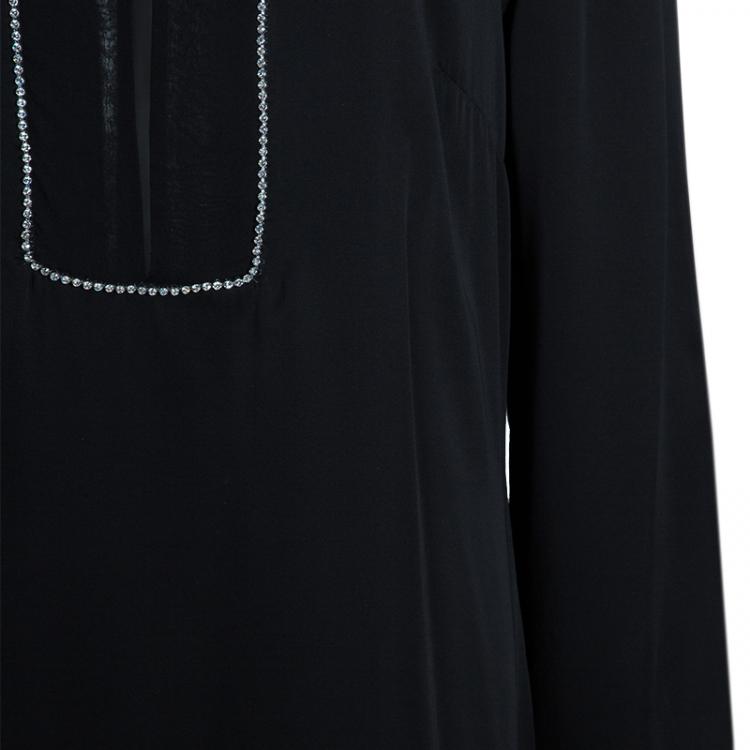 Pre Owned RED Valentino Black Tunic Dress L 