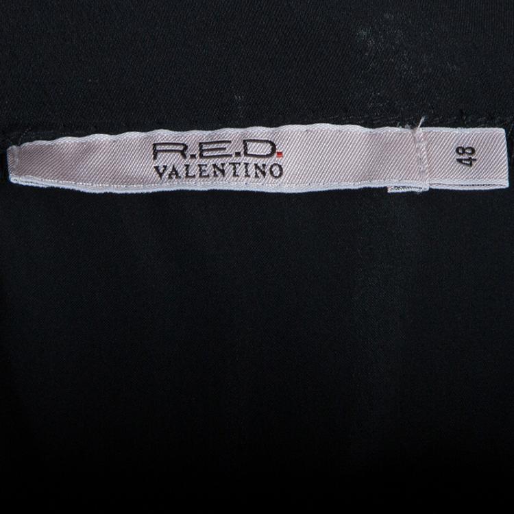 Pre Owned RED Valentino Black Tunic Dress L 