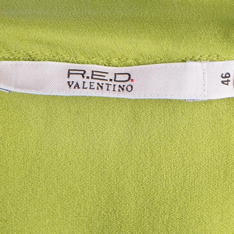 Pre Owned RED Valentino Green Tunic Dress L