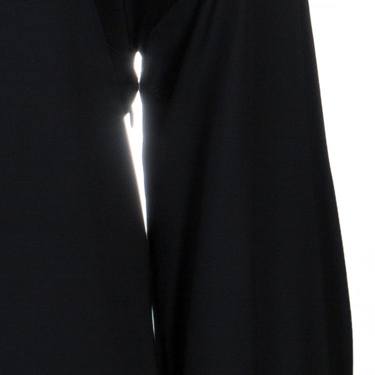 Pre Owned RED Valentino Black Deep Back Bow Detail Dress M 