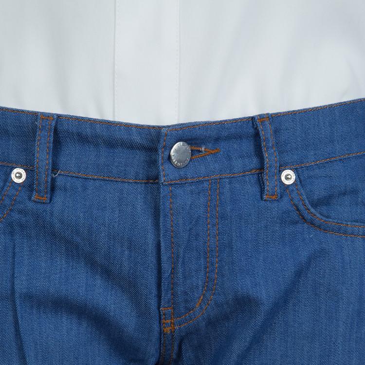 Pre Owned Red Valentino Indigo Denim Boot Cut Jeans M