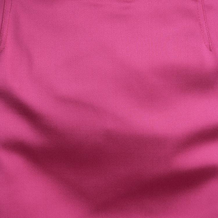 Pre Owned RED Valentino Pink Scallop Lace Trim Detail Skirt S