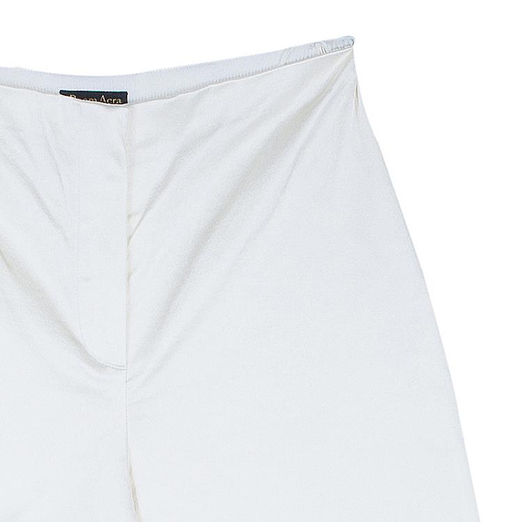 Pre Owned Reem Acra Cream Silk Pants S
