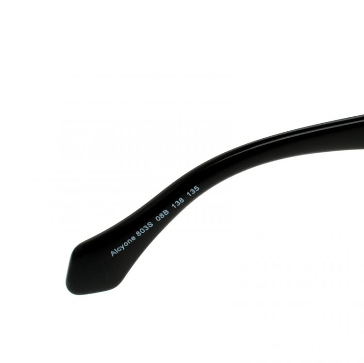 Pre Owned Roberto Cavalli Black 803S Alcyone Shield Sunglasses