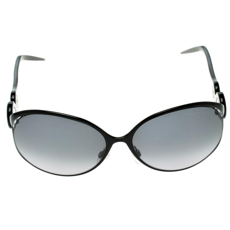 Pre Owned Roberto Cavalli Black 588S Giacinto Sunglasses