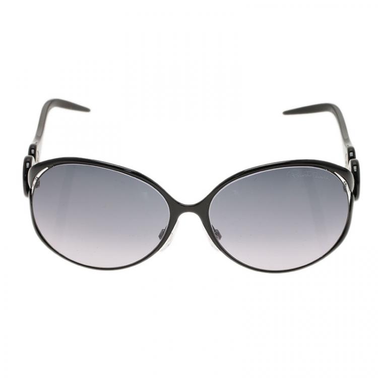 Pre Owned Roberto Cavalli Black Giacinto Sunglasses
