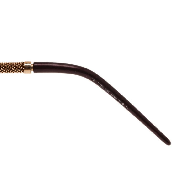 Pre Owned Roberto Cavalli Gold Cameia Sunglasses